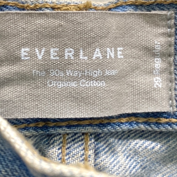 Everlane The 90’s Way High Jean Paint Splatter No Stretch Denim Jeans Size 29 - Picture 8 of 14